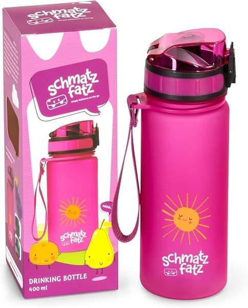 Kinder Trinkflasche 400ml, Auslaufsicher, 1-Klick Verschluss, BPA-frei, Geschmacksneutral