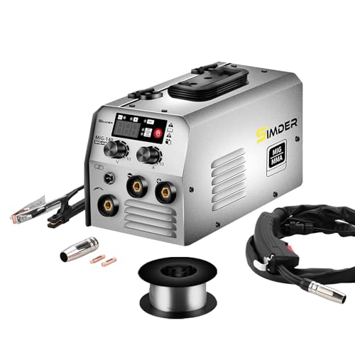 fülldraht schweißgerät ssidmer 140a 2 in 1 mig mma e-hand mit elektrodenhalter, inverter
