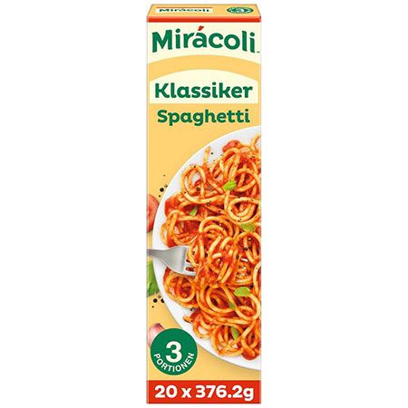 miracoli spaghetti klassiker 20er pack 376,2g ab 41,21 statt 60