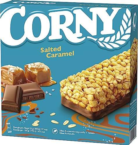 müsliriegel multipack 60x23g corny classic salted caramel, mit salzigem karamell