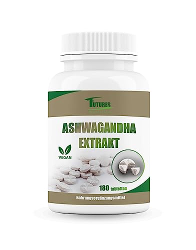 ashwagandha extrakt 1500mg mit 10% withanolide - futures nutrition vegan, laborgeprüft