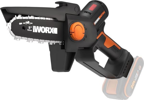 worx wg325e.9 mini akku-kettensäge, profi-qualität, jetzt 65 statt 85