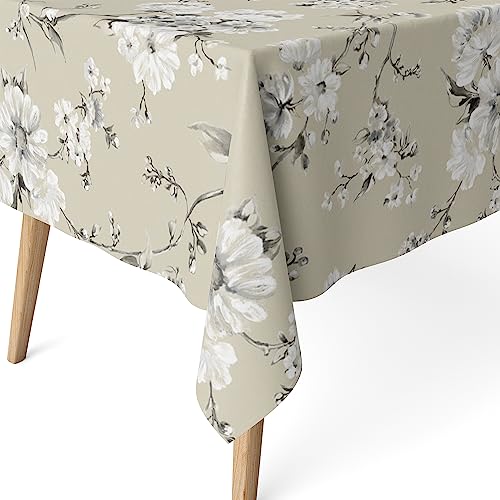Produktbild: harzbeschichtete tischdecke martina home daniela 180 x 140 cm beige