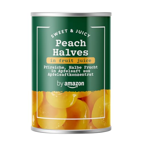 pfirsiche in apfelsaft von by amazon, halbe frucht, 411g