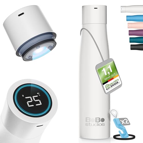 boBo studios trinkflasche smart bottle 500ml edelstahl selbstreinigend uvc sterilisation