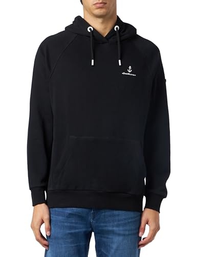 Boline Kapuzenpullover für Männer, Schwarz, Größe L, Bequemer Sweatshirt mit praktischer Kapuze