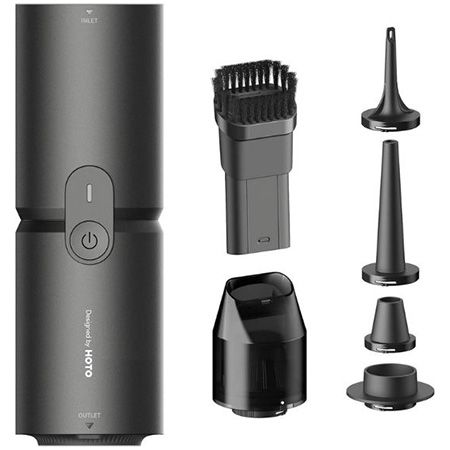 hoto akku-handstaubsauger 4-in-1 mit hepa-filter und gebläse 39,99 (statt 80)