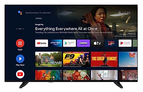 jvc 55 zoll fernseher lt-55va3355, dolby atmos, schwarz, 2023