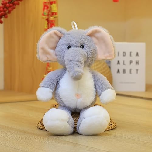 yeqivo plüschtier kuscheltier elefant dschungeltier 35 cm kawaii für kinder