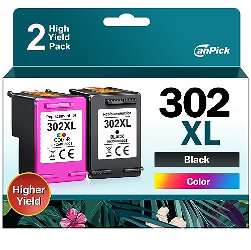 HP 302 XL Multipack Druckerpatronen Schwarz und Farbe für Envy, OfficeJet, DeskJet
