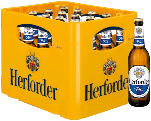 herforder pils flaschenbier mehrweg kasten 20er kiste 20 x 0,5 l würzig