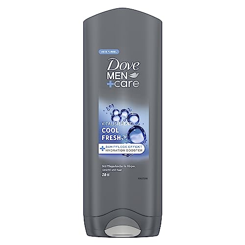 dove men+care 3-in-1 duschgel cool fresh für körper, gesicht, haar 6x 250 ml