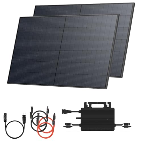 balkonkraftwerk 880W solarway, bifazial jasolar module, hoymiles hms-800W-2T