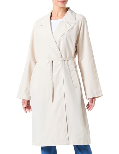 vero moda trenchcoat damen lang oatmeal m