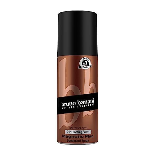 bruno banani magnetic man deo-bodyspray 150ml holzige ambernote 2,12