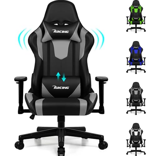 gaming stuhl homimaster ergonomisch verstellbare lendenkissen kopfkissen 150 kg belastbarkeit