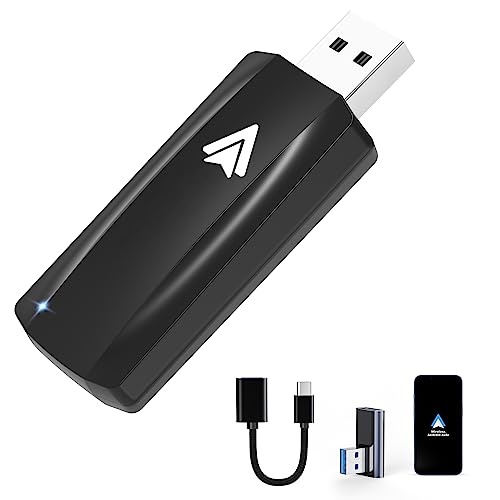 msxttly wireless android auto adapter, 2024 u2a-air, plug & play, kompatibel android 11-14