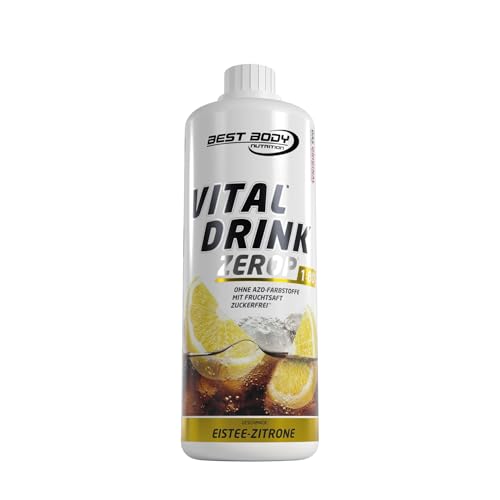 Vital Drink ZEROP Eistee-Zitrone, zuckerfreies Getränkekonzentrat, 1000 ml