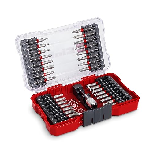 einhell m-case 33-teiliges bit set für akku-schrauber und bohrer, s2 stahl, mit aufbewahrungsbox