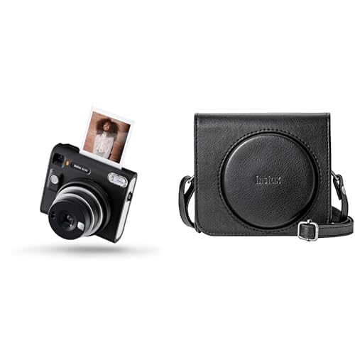 instax square sq 40 kamera mit kameratasche schwarz