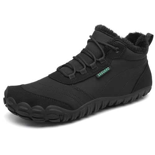 saguaro winter barfußschuhe gefüttert für damen und herren, eu gr. 36-48