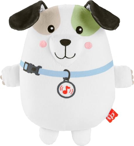 fisher-price spieluhr schlummer hündchen, tragbarer plüschklangerzeuger für reisen