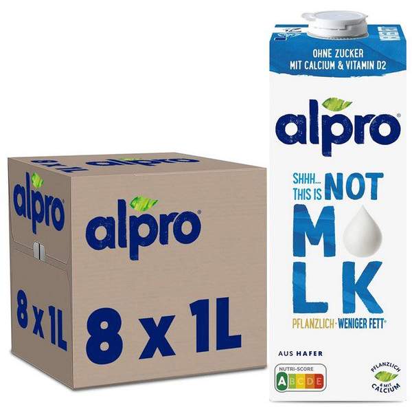 alpro this is not milk 1l 8er pack 1,8% fett für 14,32 günstig kaufen