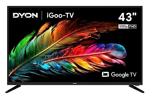 dyon igoo-tv 43f 43 zoll google tv full hd hd triple tuner netflix prime video