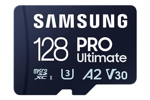 samsung pro ultimate microSD Karte 128 GB mit SD Adapter, UHS-I U3, 200 MB/s