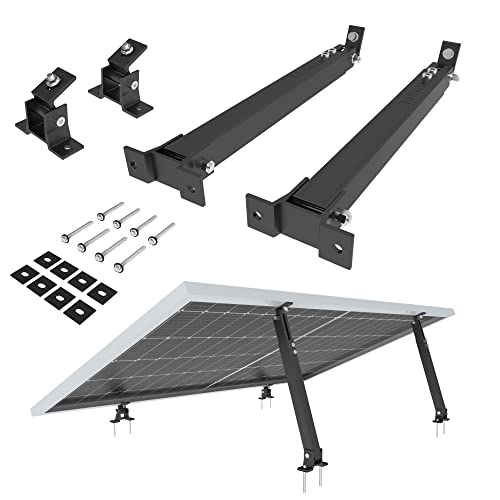 Produktbild: nuaSol solarmodul halterung aufständerung balkonkraftwerk flachdach verstellbar 15-30