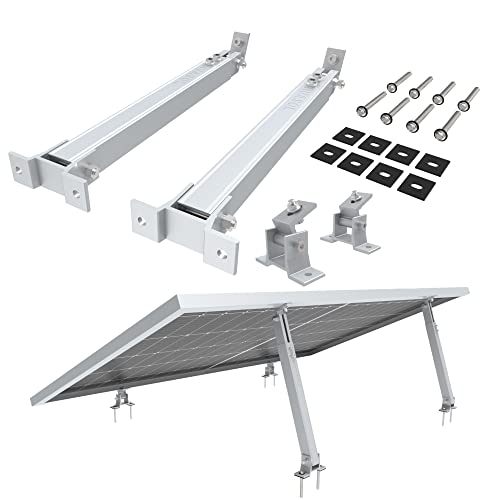 Produktbild: nuaSol solarmodul halterung aufständerung balkonkraftwerk flachdach verstellbar 15-30