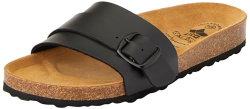 lico bioline solveig pantoletten damen schwarz 39 eu