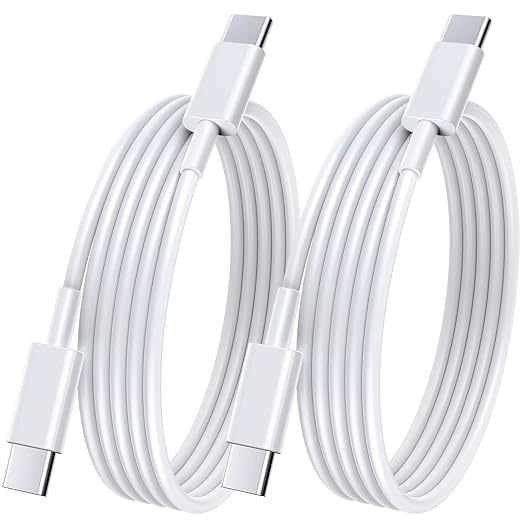 usb c ladekabel 2pack 100w 1.8m schnellladung 5a pd 4.0 für iphone 17 16 15, samsung s23 s22 s21, macbook pro, huawei