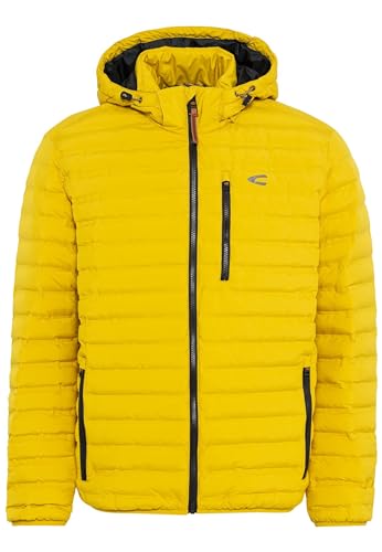 camel active blouson herren gelb aus recyceltem polyester, gr. 106, 56,65
