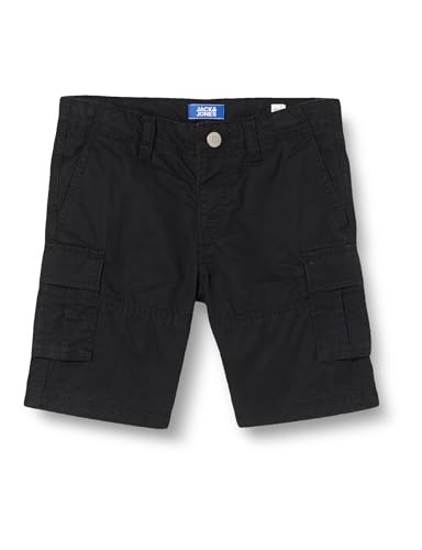 jungen cargoshorts jack&jones jpstinternational jjcampaign schwarz 110 cm