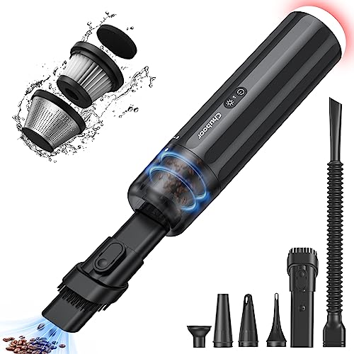 chuboor handheld vacuum cleaner 13000pa 120w kabellos mit usb-c schnelles laden, 6-in-1