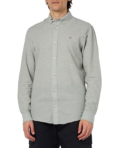 jack & jones langarmhemd slim fit herren jprblusummer shield shirt 12250007 lily pad