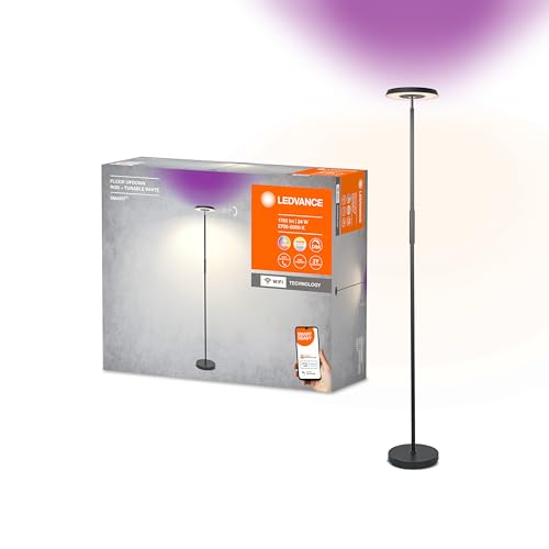 Produktbild: ledvance smart+ wifi stehleuchte schwarz 13,5w 1750lm dimmbar rgb app steuerbar