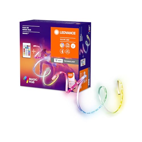 Produktbild: ledvance smart+ wifi flex 3m led-streifen dimmbar 15w 350lm rgb weiß