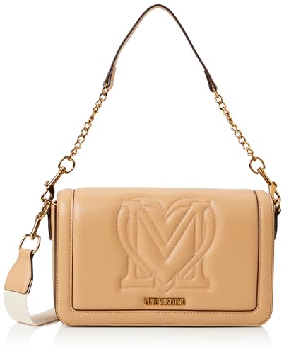 Love Moschino Schultertasche Damen Biscuit