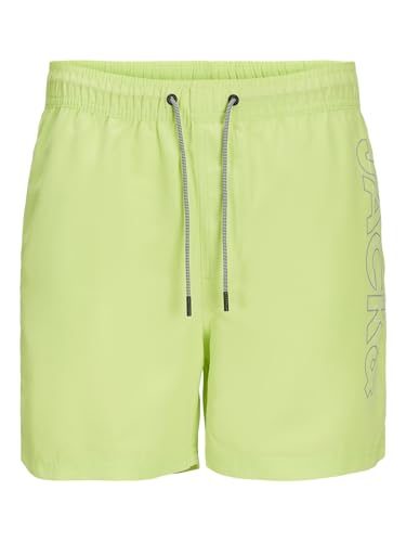 jack & jones jpsfiji jjswim junior schwimmshorts mit doppeltem logo