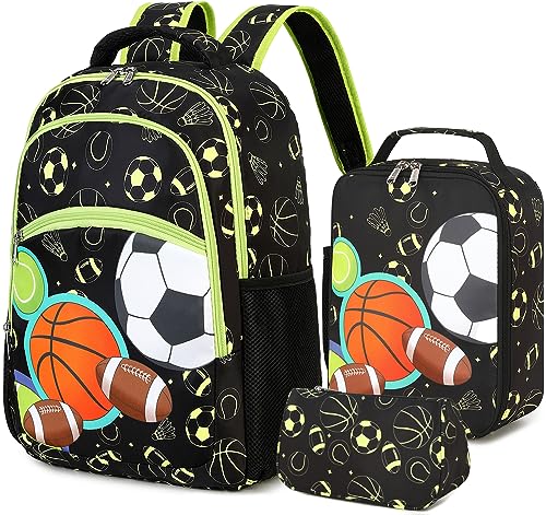 loidou schulrucksack set 3-teilig ergonomischer kinderrucksack für mädchen und jungen