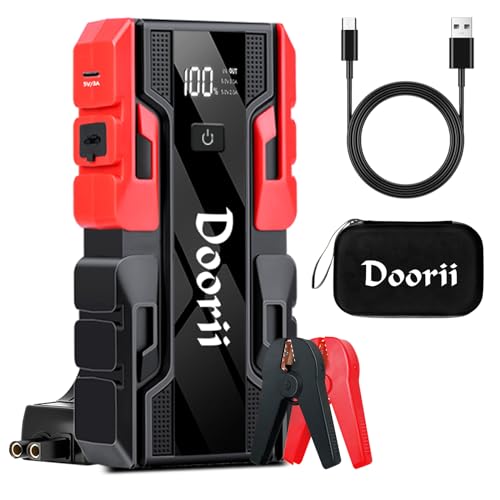 doori 001b starthilfe auto 4000a powerbank batterien booster mit led taschenlampe