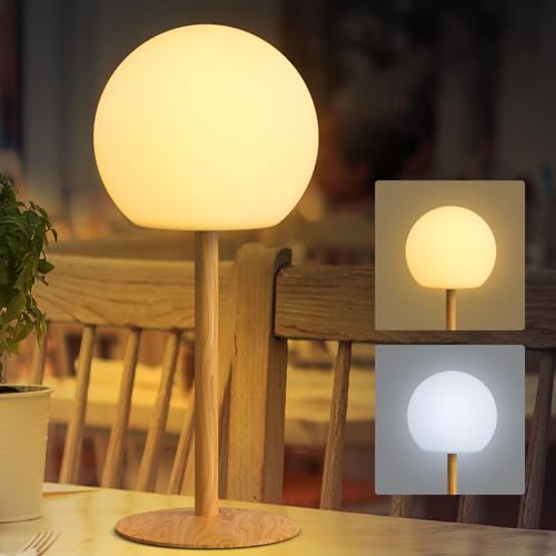powerbeauty kabellose tischlampe warmweiß dimmbar usb aufladbar IP44 für außen und innen