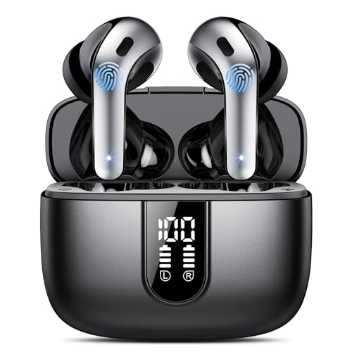 Bluetooth 5.3 In Ear Kopfhörer, 50H Tiefer Bass, Noise Cancelling, 4 ENC Mic, IPX7 Wasserdicht, USB-C