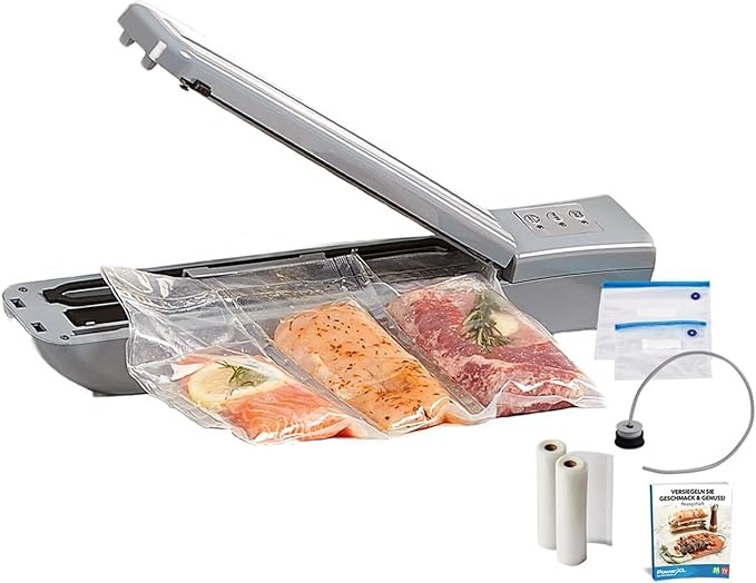 Produktbild: PowerXL Duo NutriSealer Vakuumiergerät  Folienschweißgerät für Lebensmittel