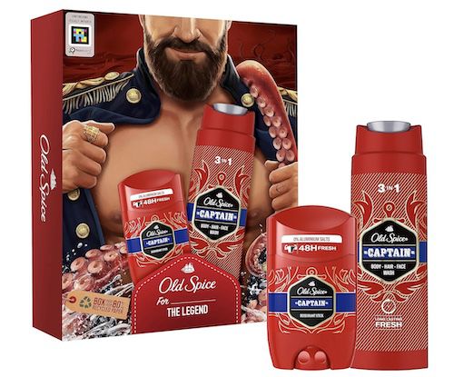 old spice captain geschenkset ab 4,03 statt 11, inkl. duft und pflegeprodukte