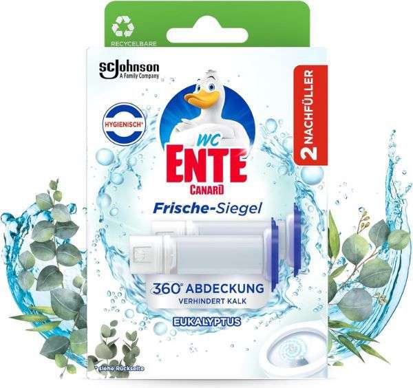 wc-ente nachfüller eukalyptus 2er pack für 2,99 euro statt 4 euro