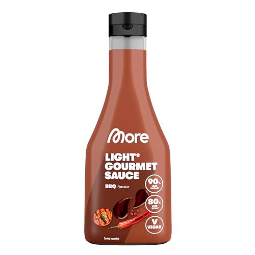 Produktbild: more nutrition BBQ sauce, 285 ml, kalorienreduziert, zuckerfrei, fettarm