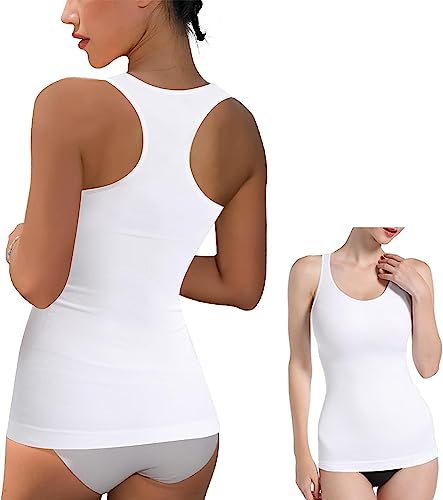 mayround damen shapewear camisole bauchweg unterhemd nahtloses kompressionsshirt tanktop